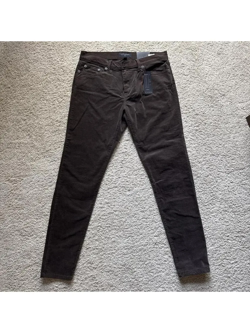 Banana Republic brown corduroy skinny pants